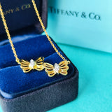 TIFFANY &Co ティファニー バタフライ ダイヤモンド ネックレス