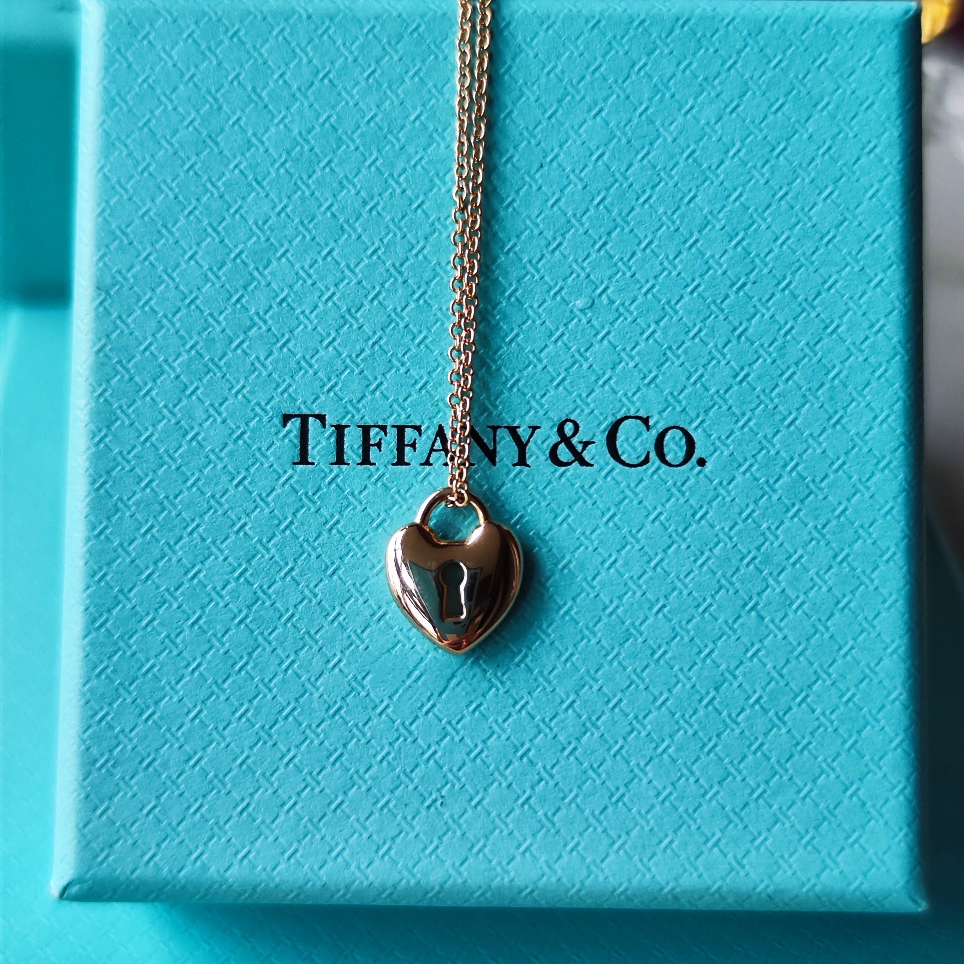 TIFFANY &Co ティファニー ハートロック ネックレス 18金PG – Mico宝飾店