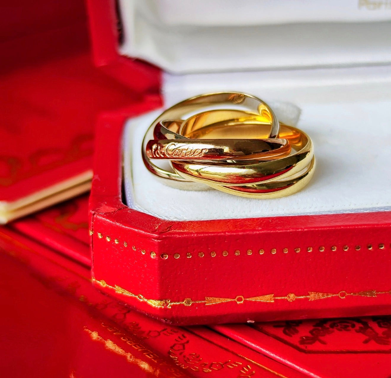 Cartier カルティエ トリニティ5連 49