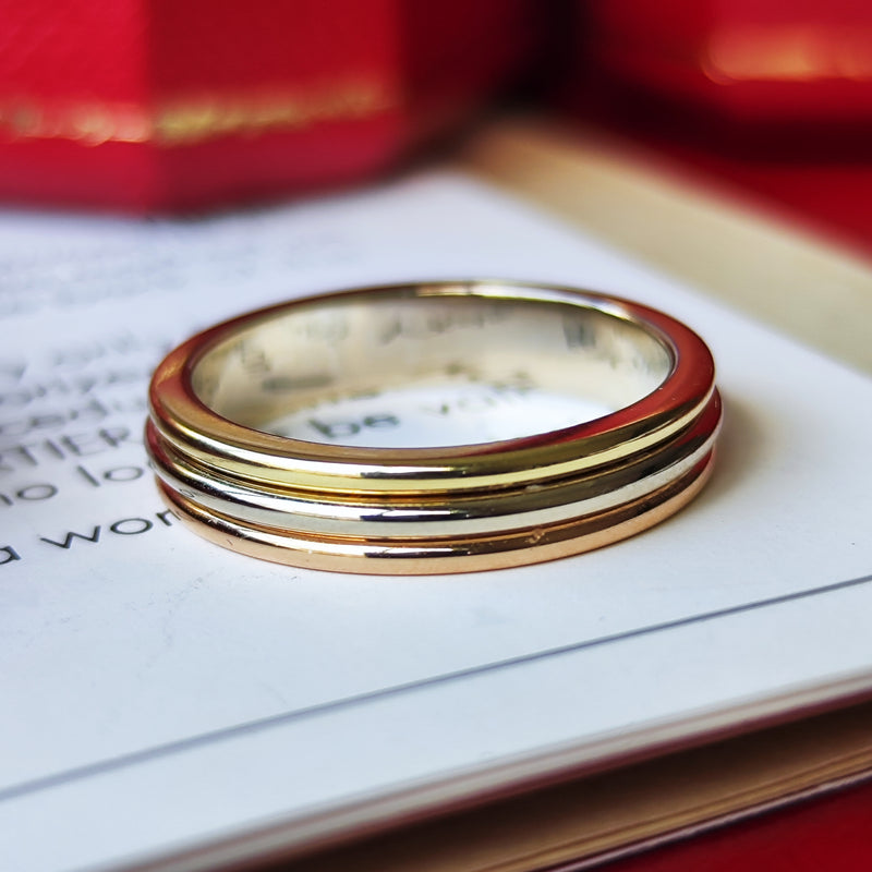 Cartier カルティエ  ヴァンドーム スリーカラー リング 10号