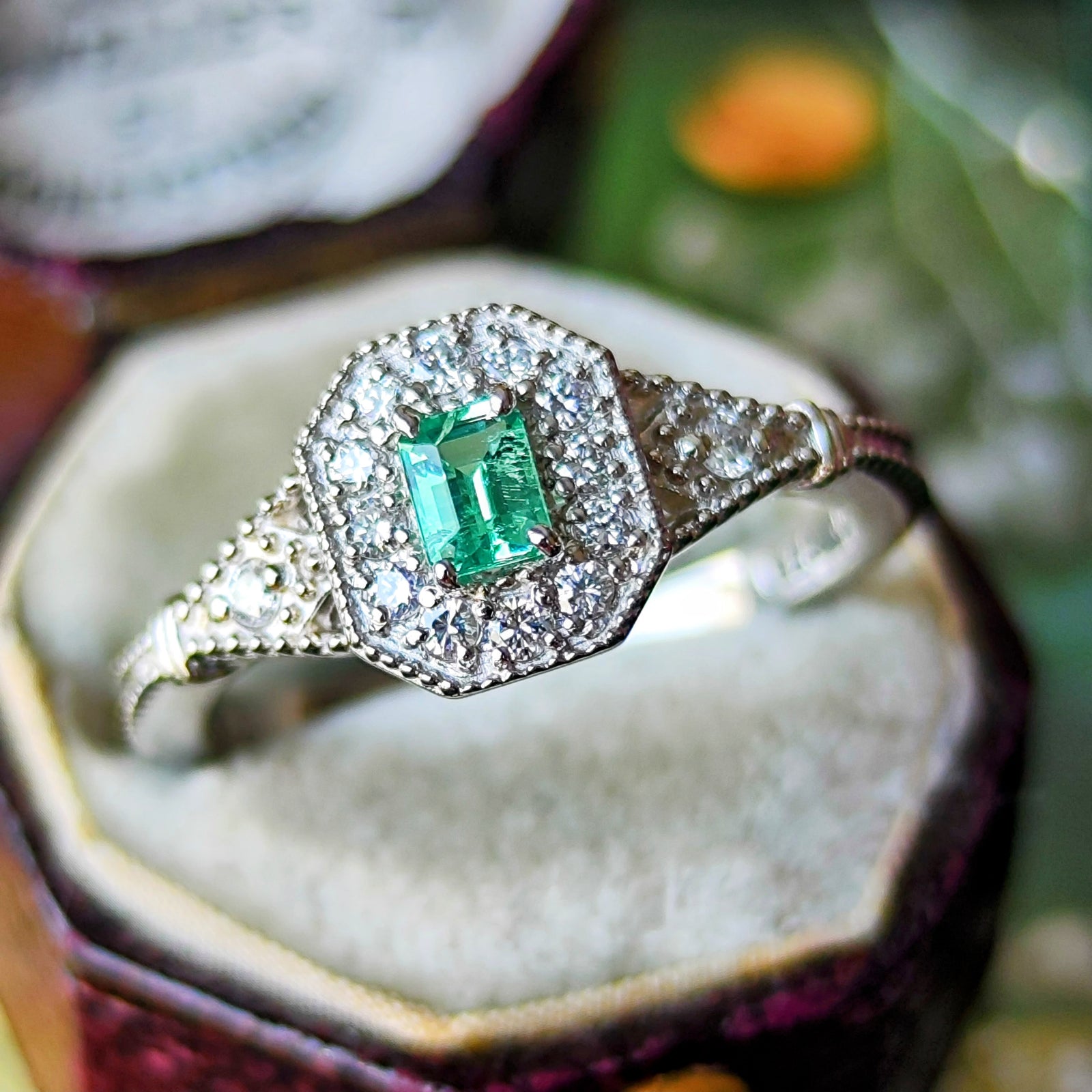 ノンオイルエメラルド】天然エメラルド コロンビア産 天然ダイヤモンド