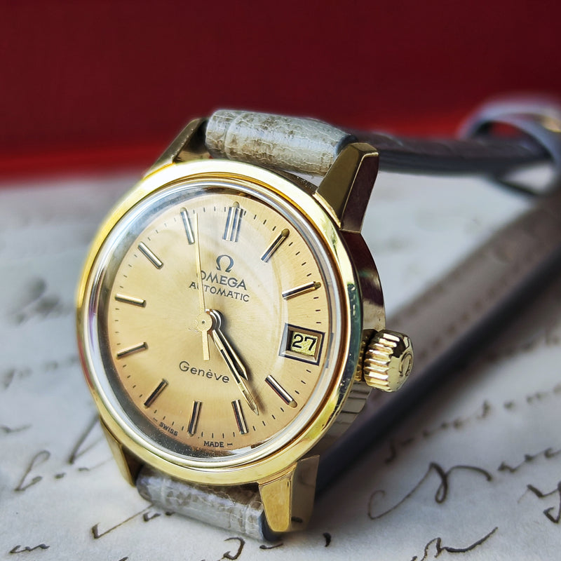 【OH済み】OMEGA オメガ Geneve ジュネーヴ 自動巻き腕時計