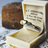 MIKIMOTO ミキモト ハートモチーフ ダイヤモンドリング