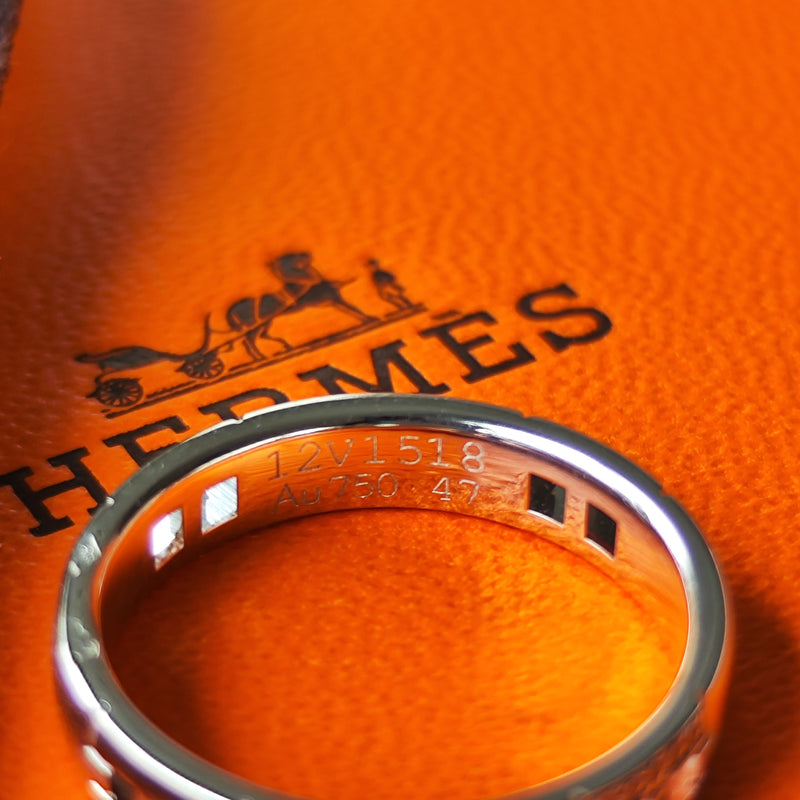 HERMES エルメス ヘラクレス 18金WG 7号