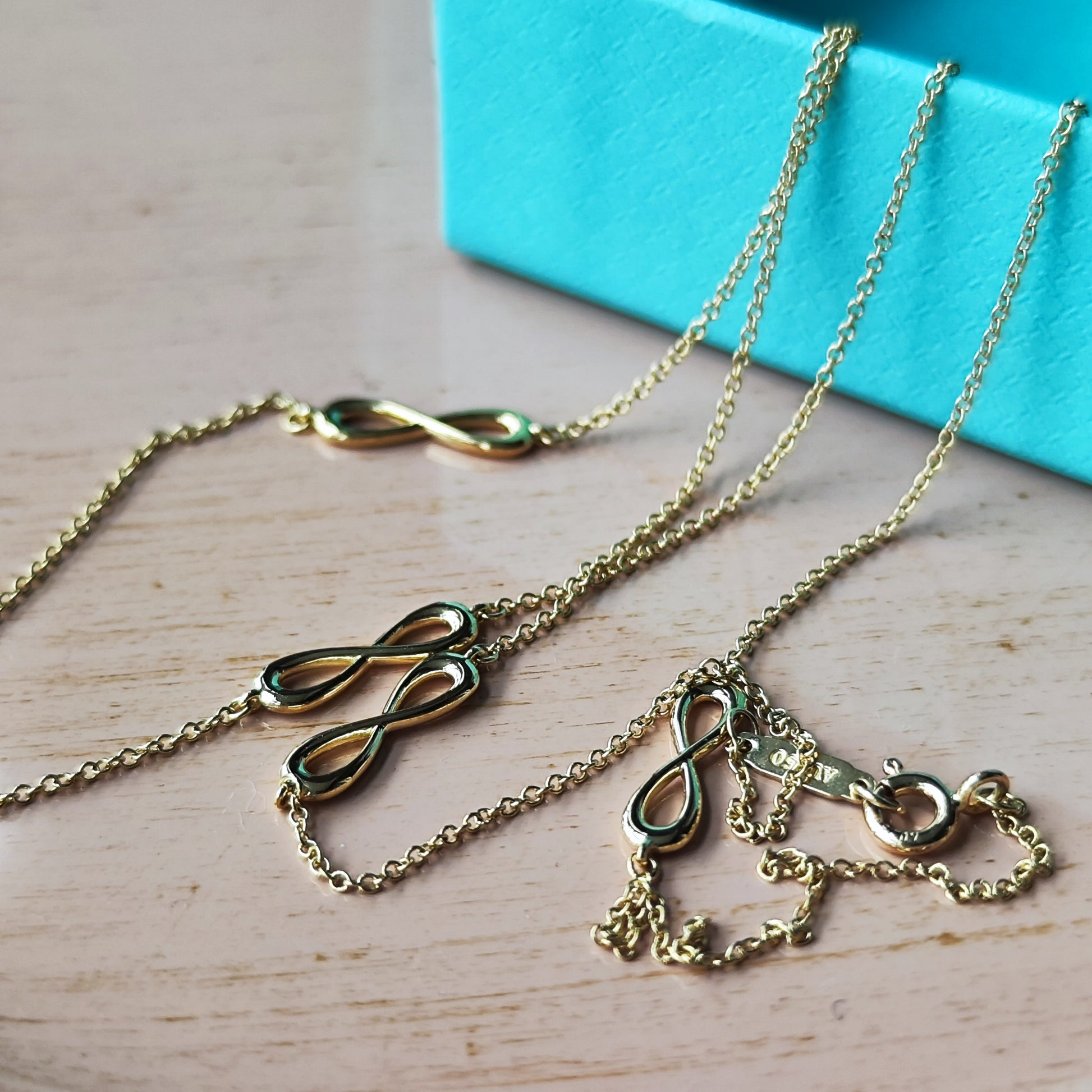 TIFFANY＆Co. ティファニー インフィニティ エンドレス ネックレス 18金YG