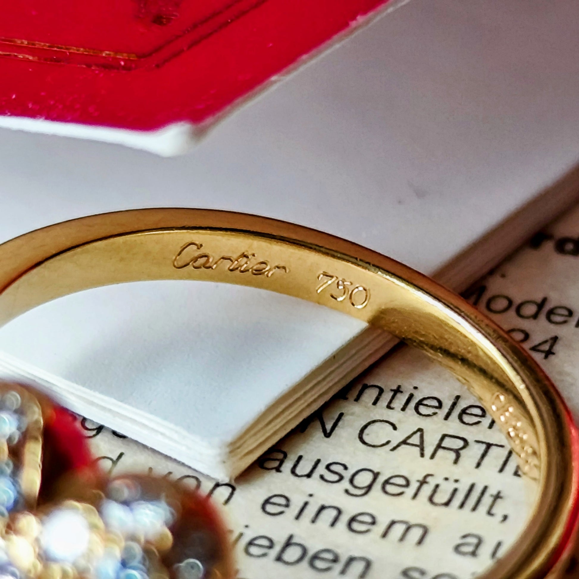 Cartier カルティエ ハートシェイプウィズ 18YG 51