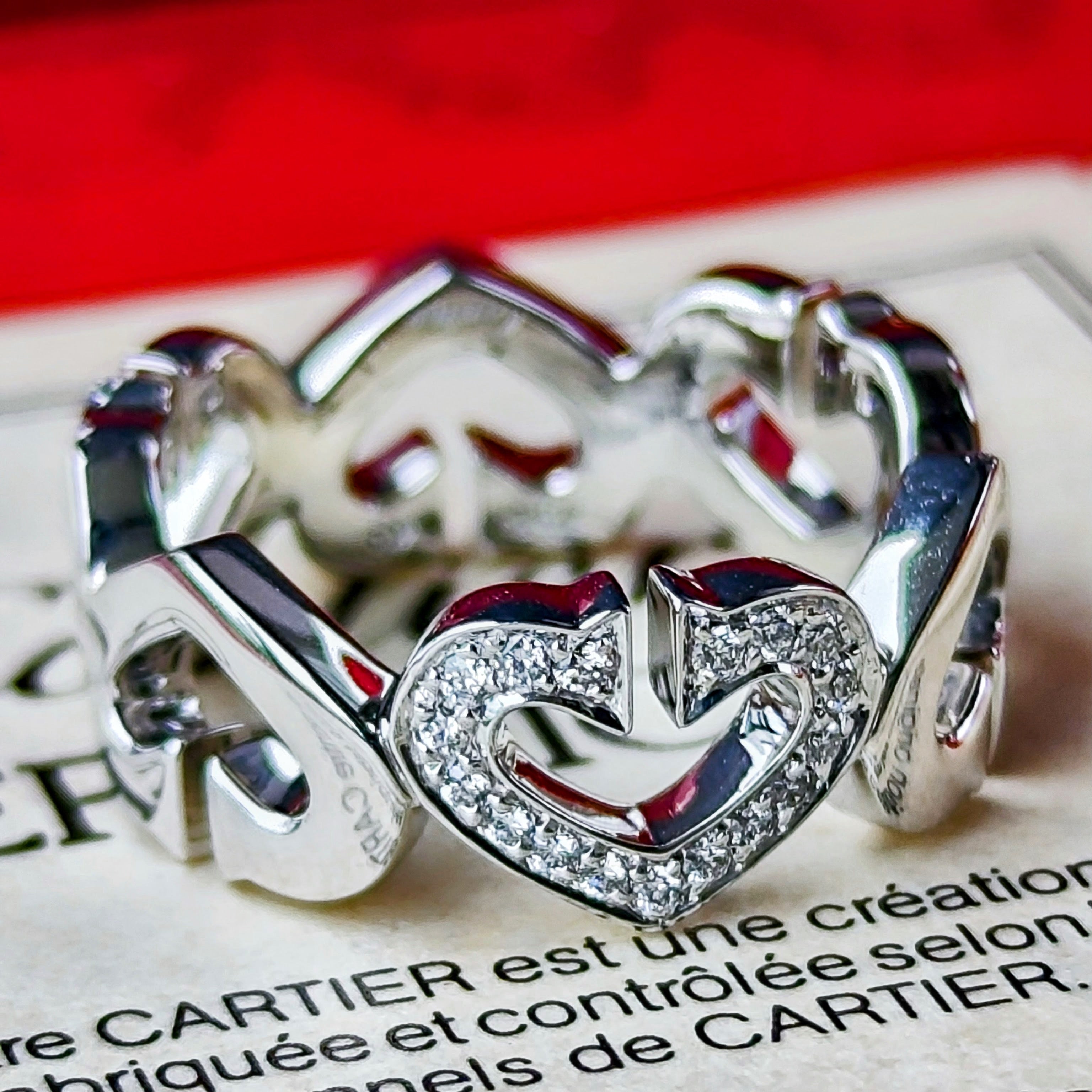 廃盤 Cartier カルティエ】Cハートリング K18WG 49 – Mico宝飾店