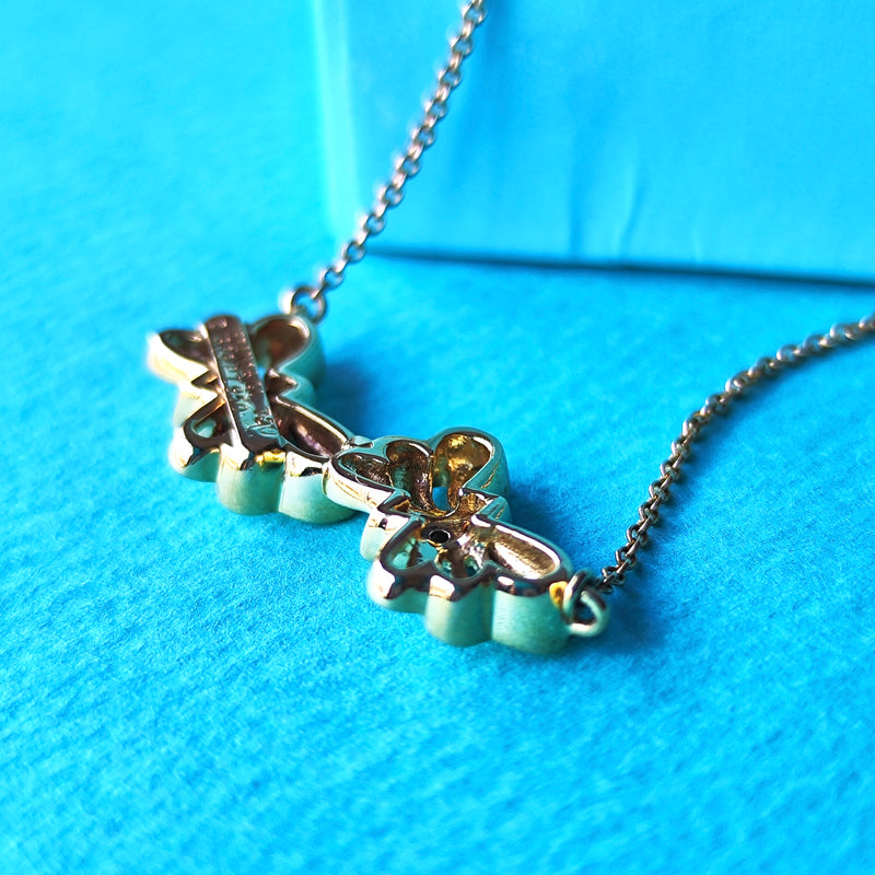 TIFFANY &Co ティファニー バタフライ ダイヤモンド ネックレス