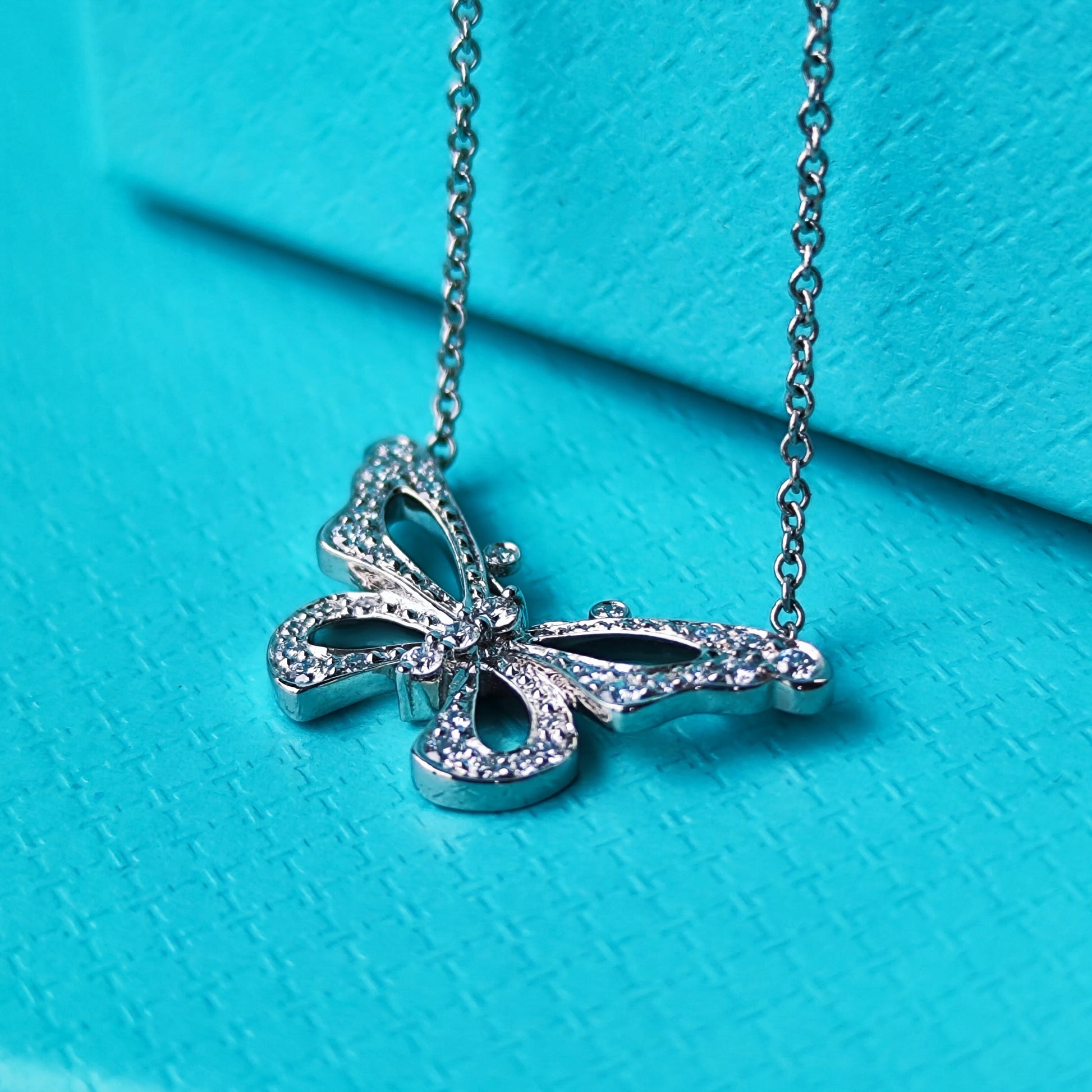 TIFFANY &Co ティファニー バタフライ蝶々 ネックレス