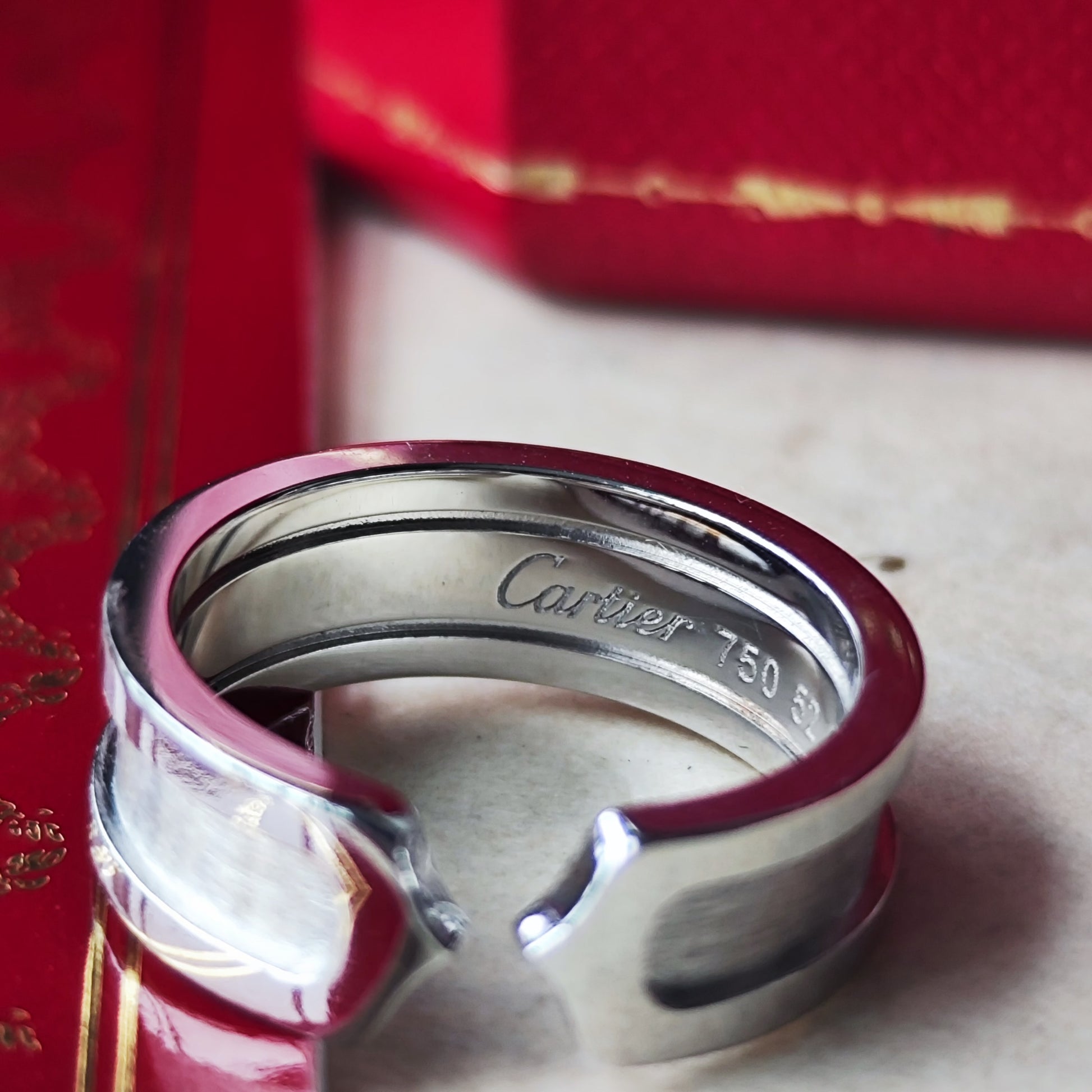 【廃盤 Cartier 】カルティエ 2C（デューブル・シー）18金WG