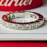 Cartier カルティエ ラニエール フルダイヤ 18金WG 47