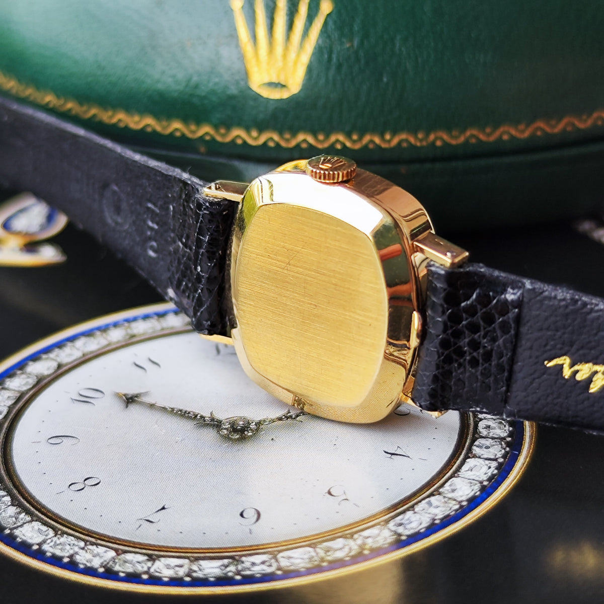 【OH済み】ROLEX ロレックス Orchid オーキッド 金無垢 σシグマ文字盤 手巻き腕時計