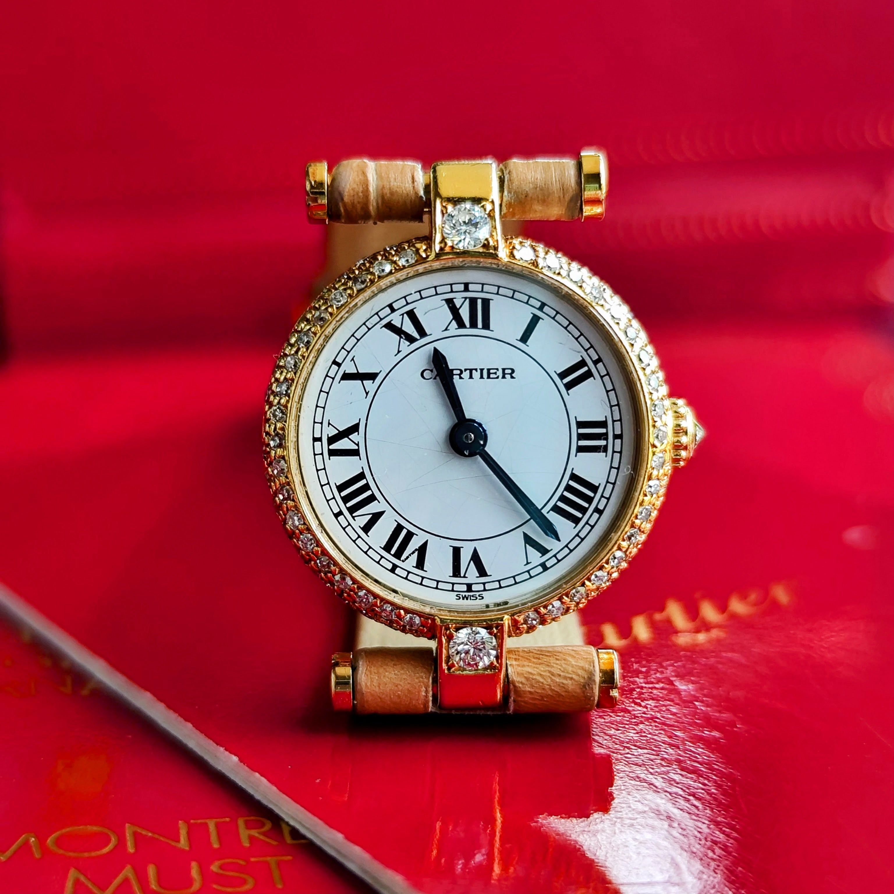 Cartier カルティエ ミニVLCヴァンドーム 18金無垢 純正ダイヤ