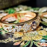 天然アレキサンドライト 天然ダイヤモンド リング