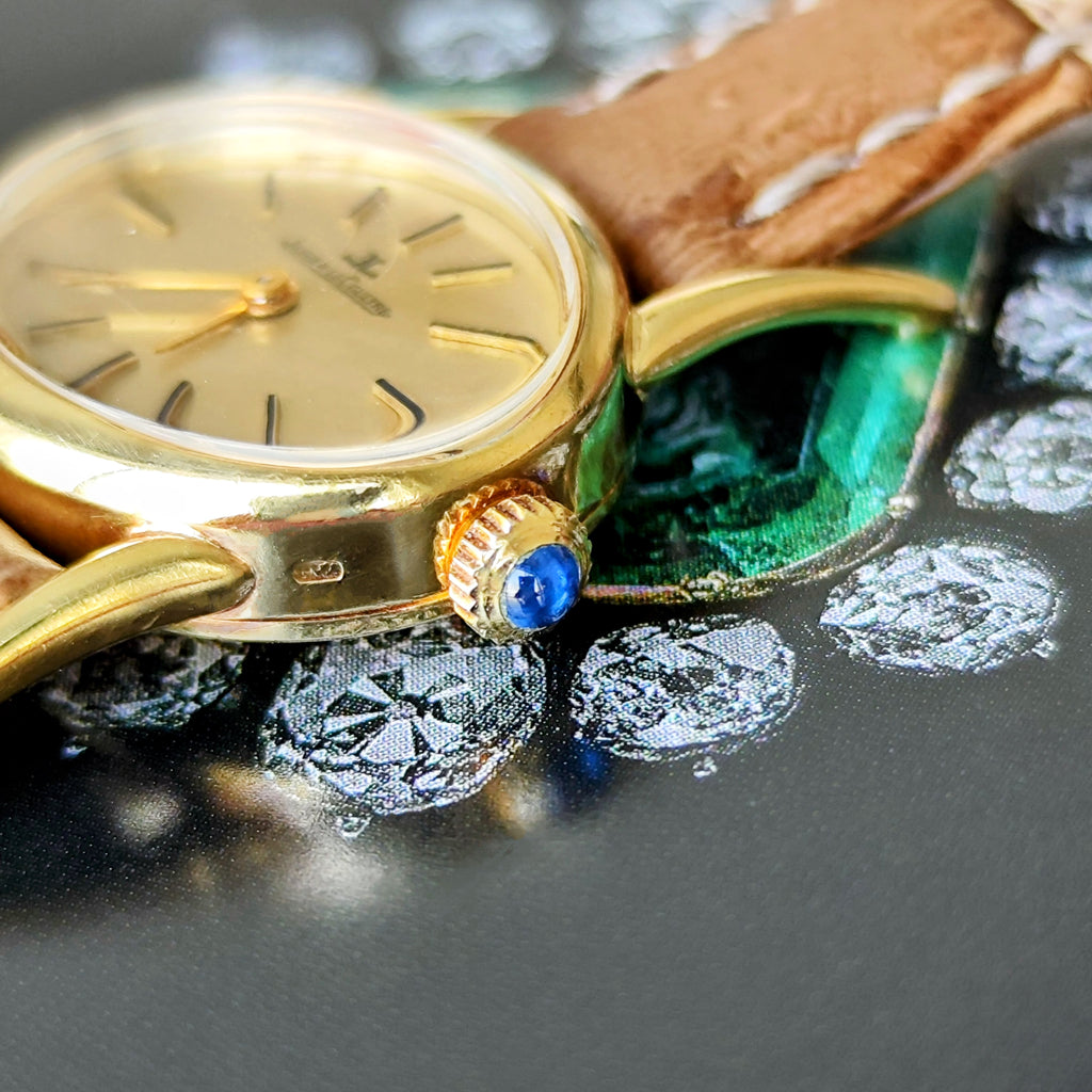 【OH済み】JAEGER LE COULTRE ジャガー・ルクルト 18金無垢 手巻き腕時計