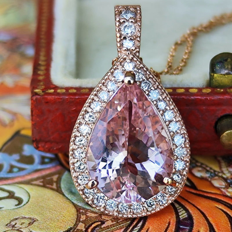 カイヤナイト ダイヤモンドネックレス KN 2.96ct D 0.26ct 45cm