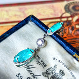 天然パライバトルマリン 天然ピンクダイヤモンド ネックレス