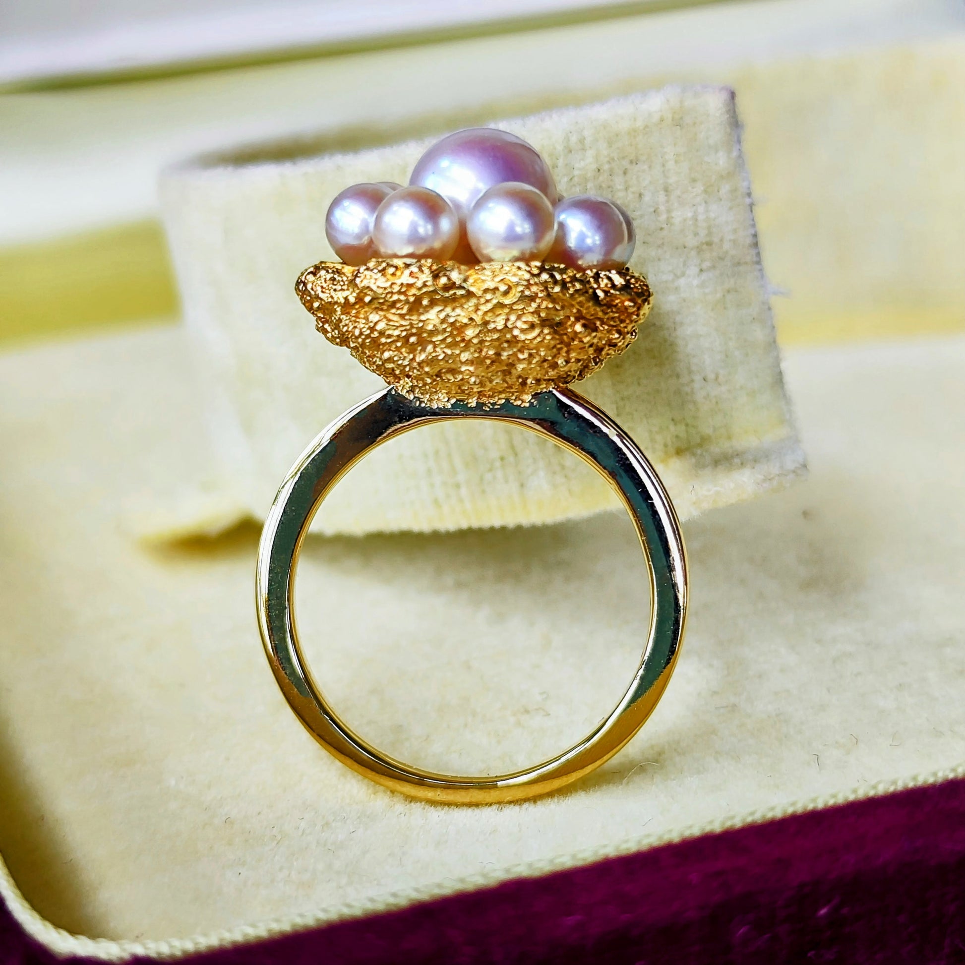 MIKIMOTO ミキモト あこや真珠 18金リング