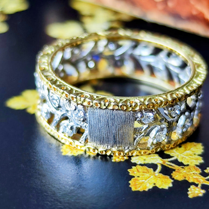 フィレンツェ彫り】天然ダイヤモンド リング – Mico宝飾店