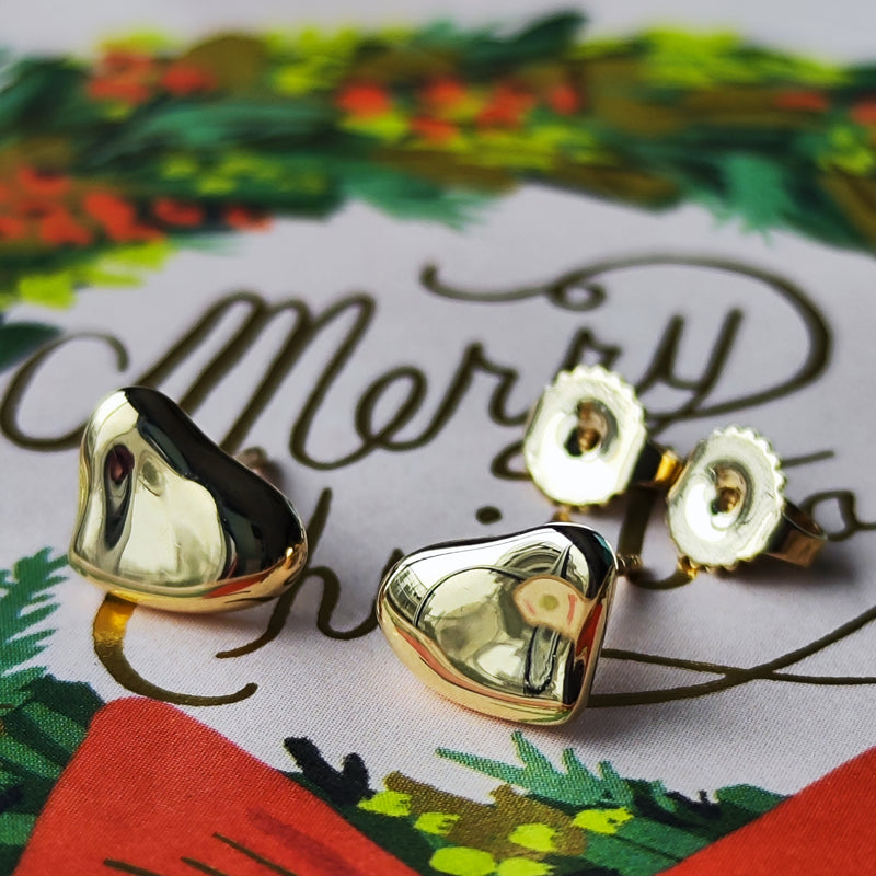 TIFFANY &Co ティファニー フルハート 18金YG ピアス