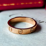 Cartier カルティエ ミニラブリング 18金PG 12号