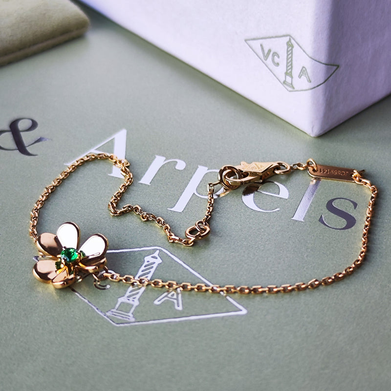 Van Cleef & Arpels ヴァンクリーフ&アーペル フリヴォル ミニ ブレスレット18金YG