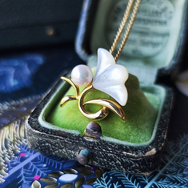 MIKIMOTO ミキモト マザーオブパール あこや真珠 ネックレス – Mico宝飾店