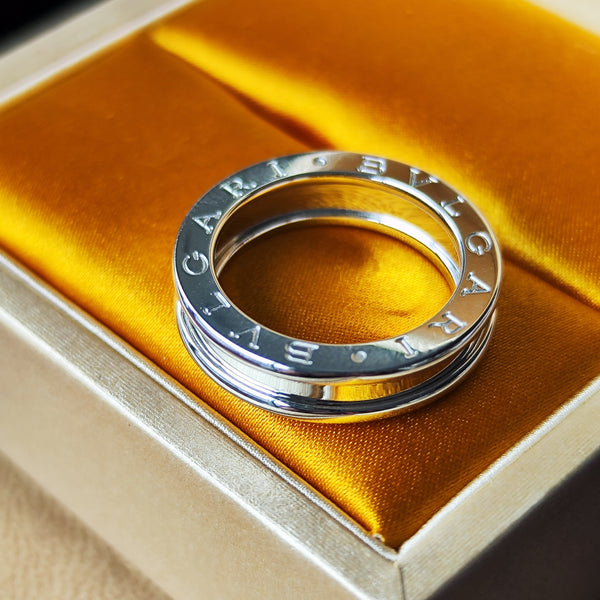 ブランド:BVLGARI (ブルガリ)ビーゼロワンリングS 16号K18YG BVLGARI ブルガリ ビー・ゼロワン リング 指輪 9号 18金 K18