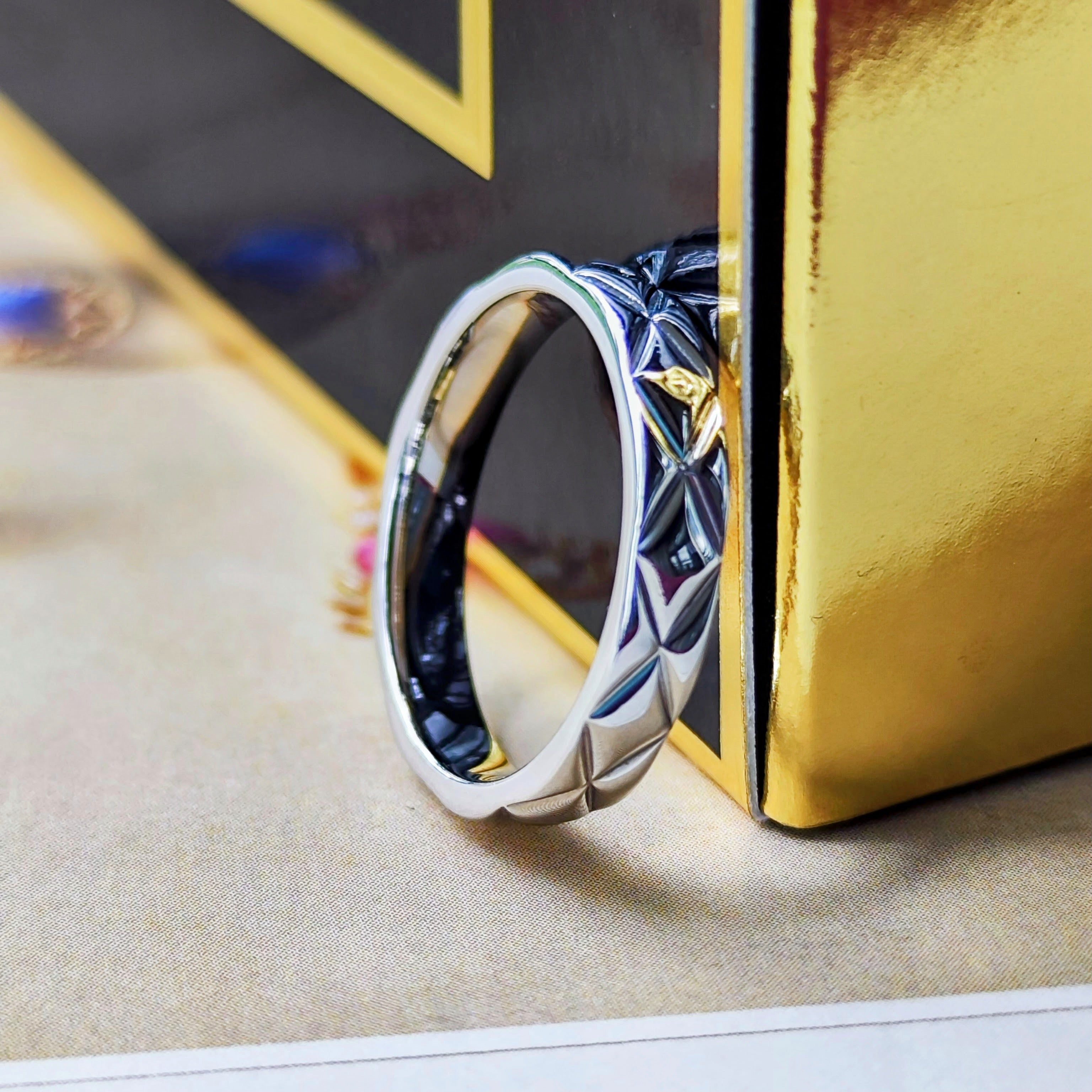 CHANEL シャネル マトラッセ プラチナリング 52 – Mico宝飾店