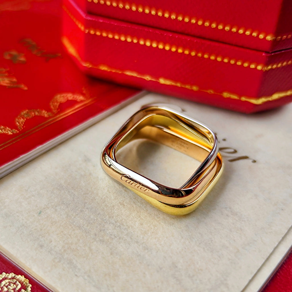 Cartier カルティエ トリニティ クッション クラシック 55