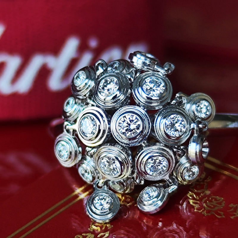 【Vintage Cartier】カルティエ ディアマンレジェ ダイヤモンドリング