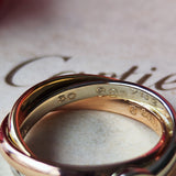 【Vintage Cartier 】カルティエ トリニティリング ルビー 18金