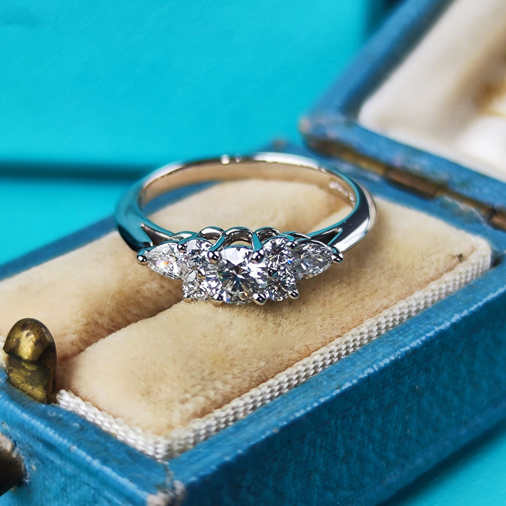 【オールドティファニー】TIFFANY &Co セブンストーンリング