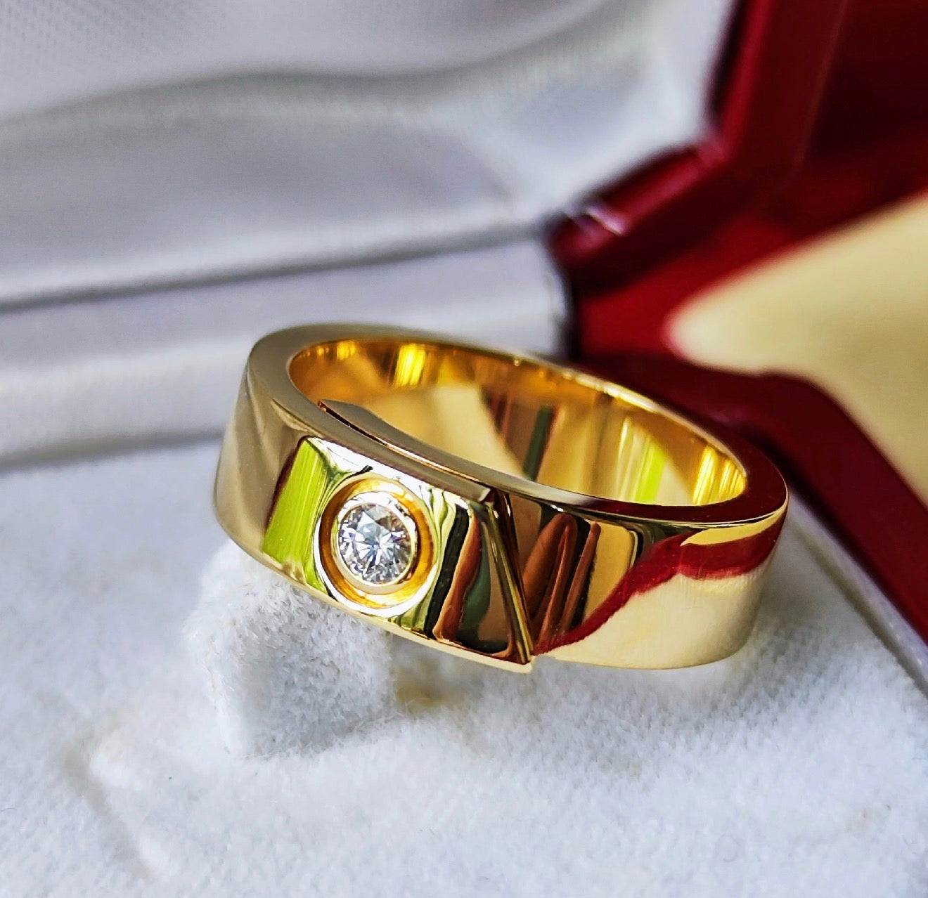 Cartier 廃盤】カルティエ アニバーサリーリング ダイヤモンド 18金YG