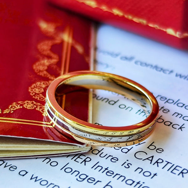 Cartier カルティエ ヴァンドーム 18金 14号 スリーカラーリング