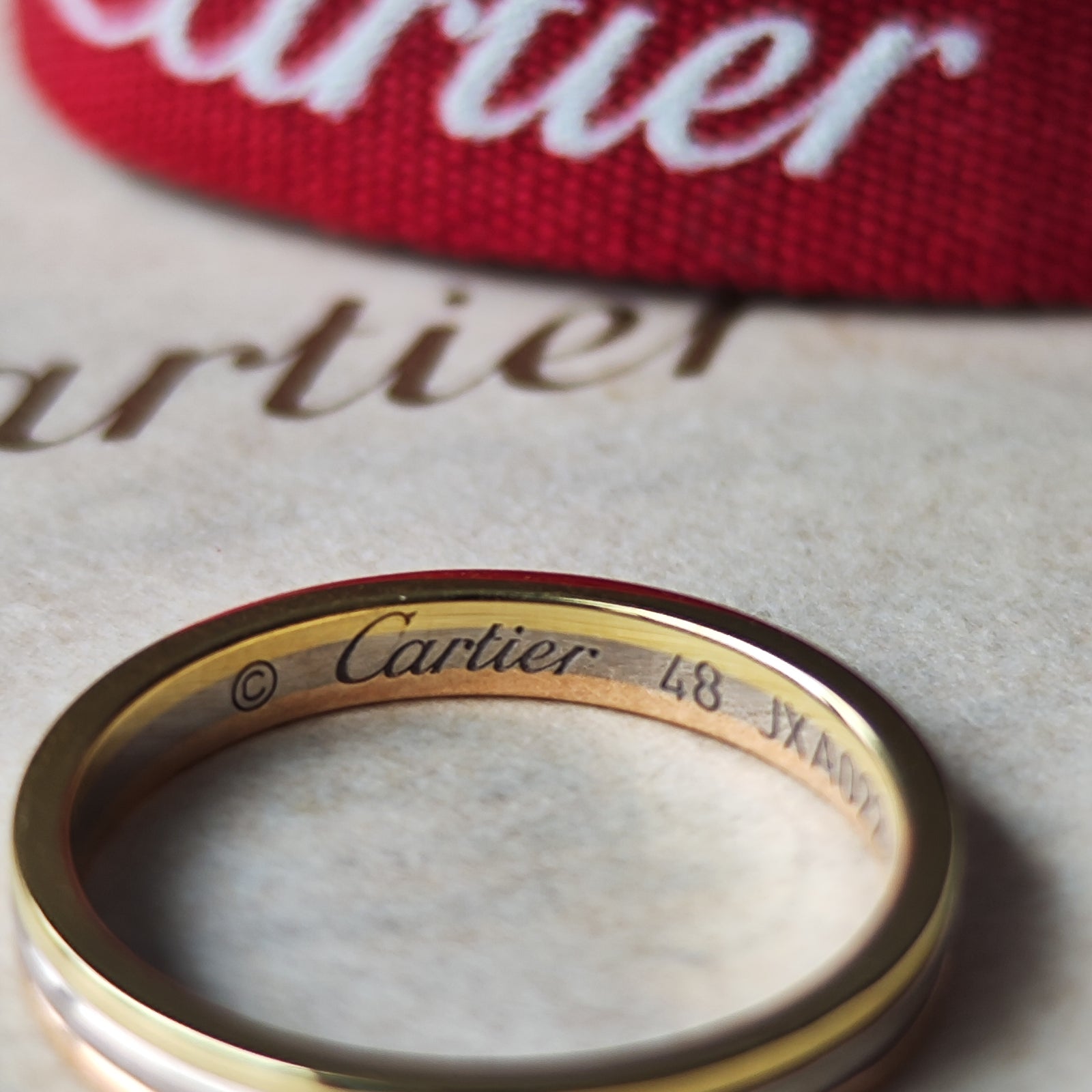Cartier カルティエ ヴァンドーム スリーカラーリング 8号