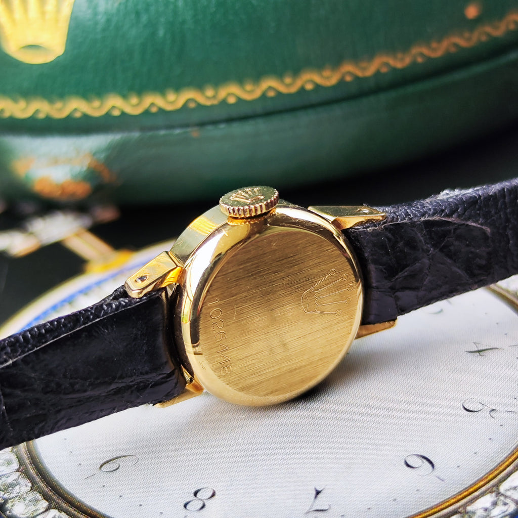 【OH済み】ROLEX ロレックスPRECISION プレシジョン 18金無垢 手巻き腕時計
