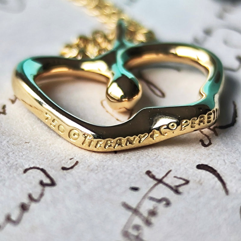 TIFFANY &Co ティファニー アップル ネックレス 18金YG