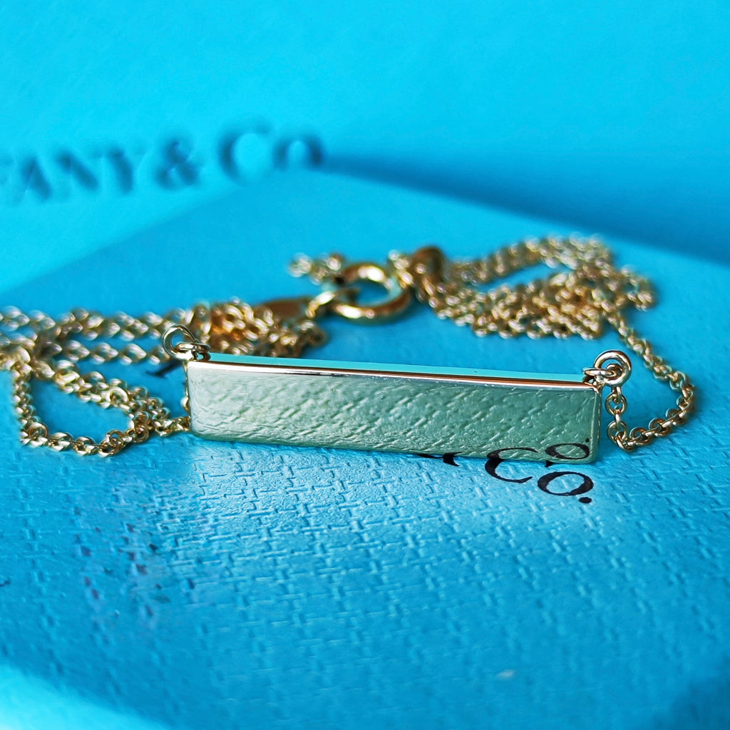 TIFFANY &Co ティファニー ノーツバー 18金YG ネックレス