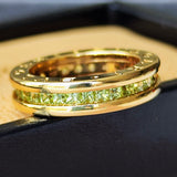 BVLGARI ブルガリ B-ZERO1 ビーゼロワン ペリドット 18金YG 10号