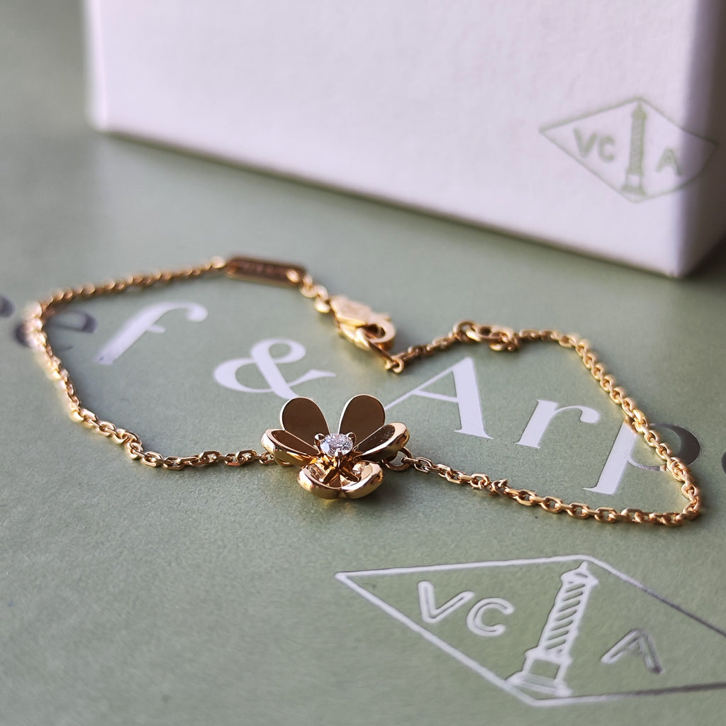 Van Cleef & Arpels ヴァンクリーフ&アーペル フリヴォル ダイヤモンド ミニ ブレスレット