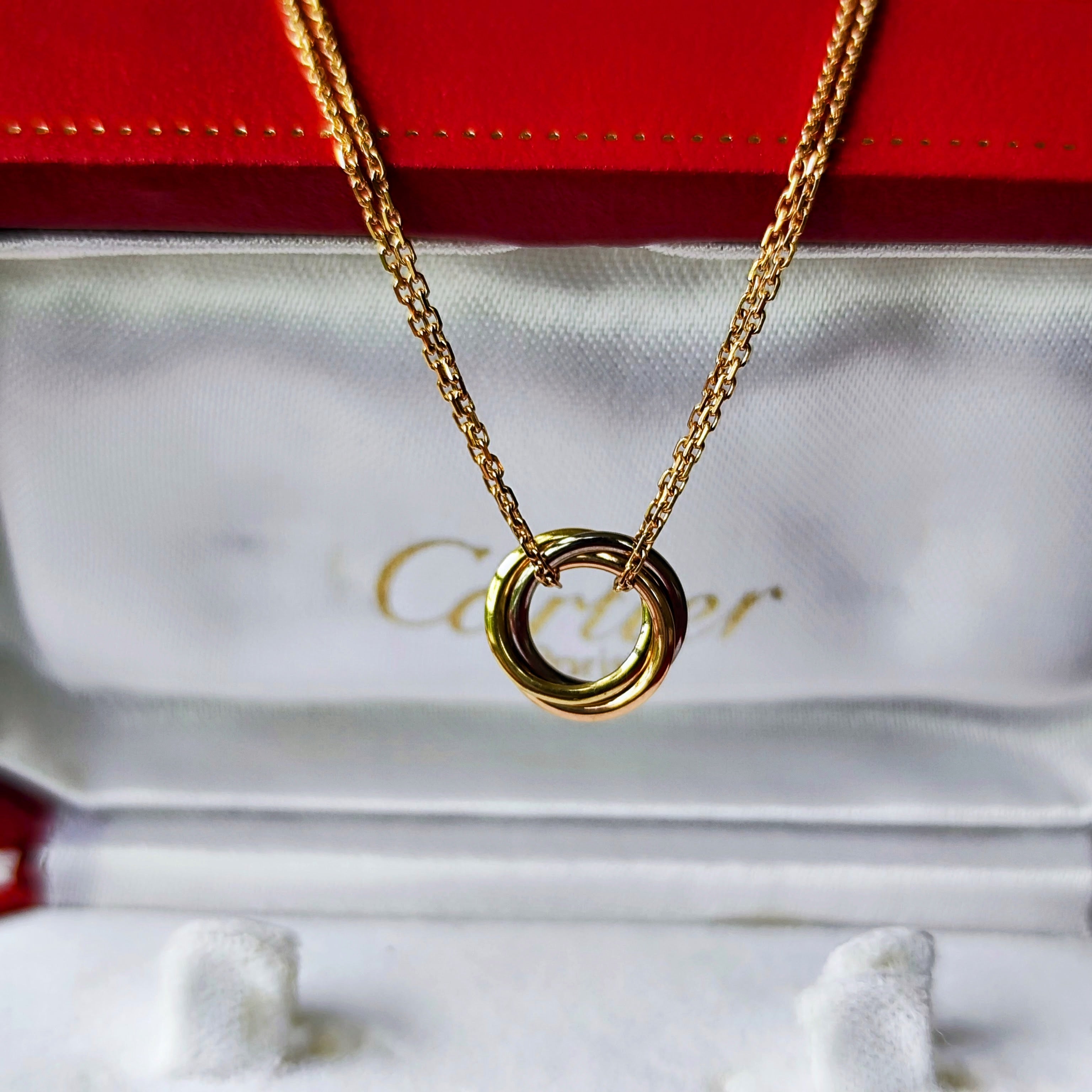 カルティエ　トリニティ　ミニモデル Cartier カルティエ トリニティ ミニモデル ネックレス – Mico宝飾店