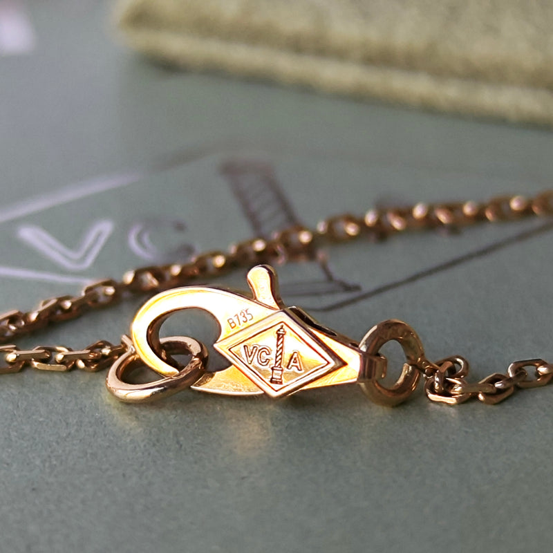 Van Cleef & Arpels ヴァンクリーフ&アーペル フリヴォル ミニ ネックレス ダイヤモンド 18金