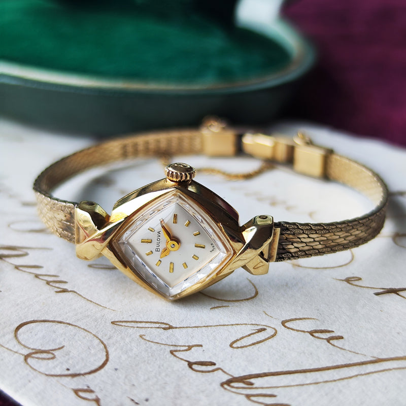 【OH済み】BULOVA ブローバ アンティーク 手巻き 腕時計