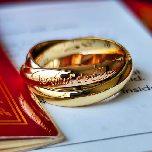 Cartier カルティエ トリニティ スリーカラーリング 52