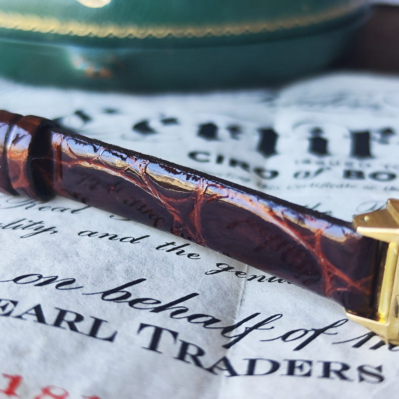 【OH済み】ROLEX ロレックス PRECISION プレシジョン ランタン型 金無垢腕時計