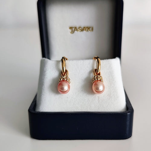 TASAKI 田崎真珠 淡水真珠 イヤリング チャーム