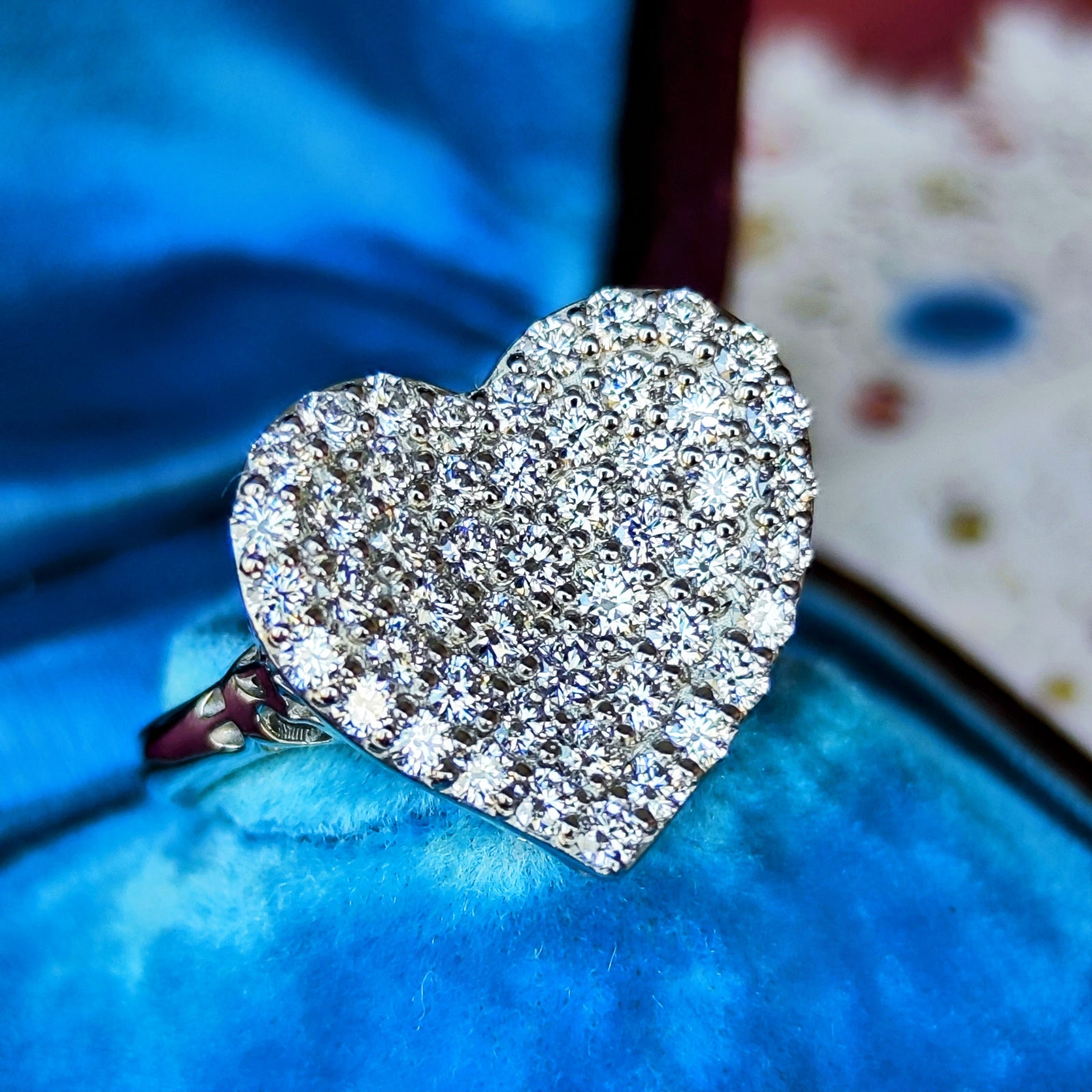 ハート＆キューピッド♪天然ダイアリング 全石 ハート&キューピッド】天然ダイヤモンド 0.88ct リング – Mico宝飾店