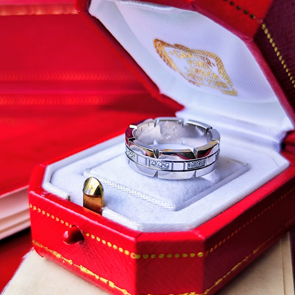 Cartier カルティエ タンクフランセーズ K18WG 52 SM