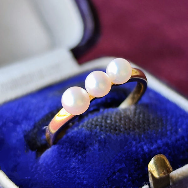 MIKIMOTO ミキモト あこや真珠 リング